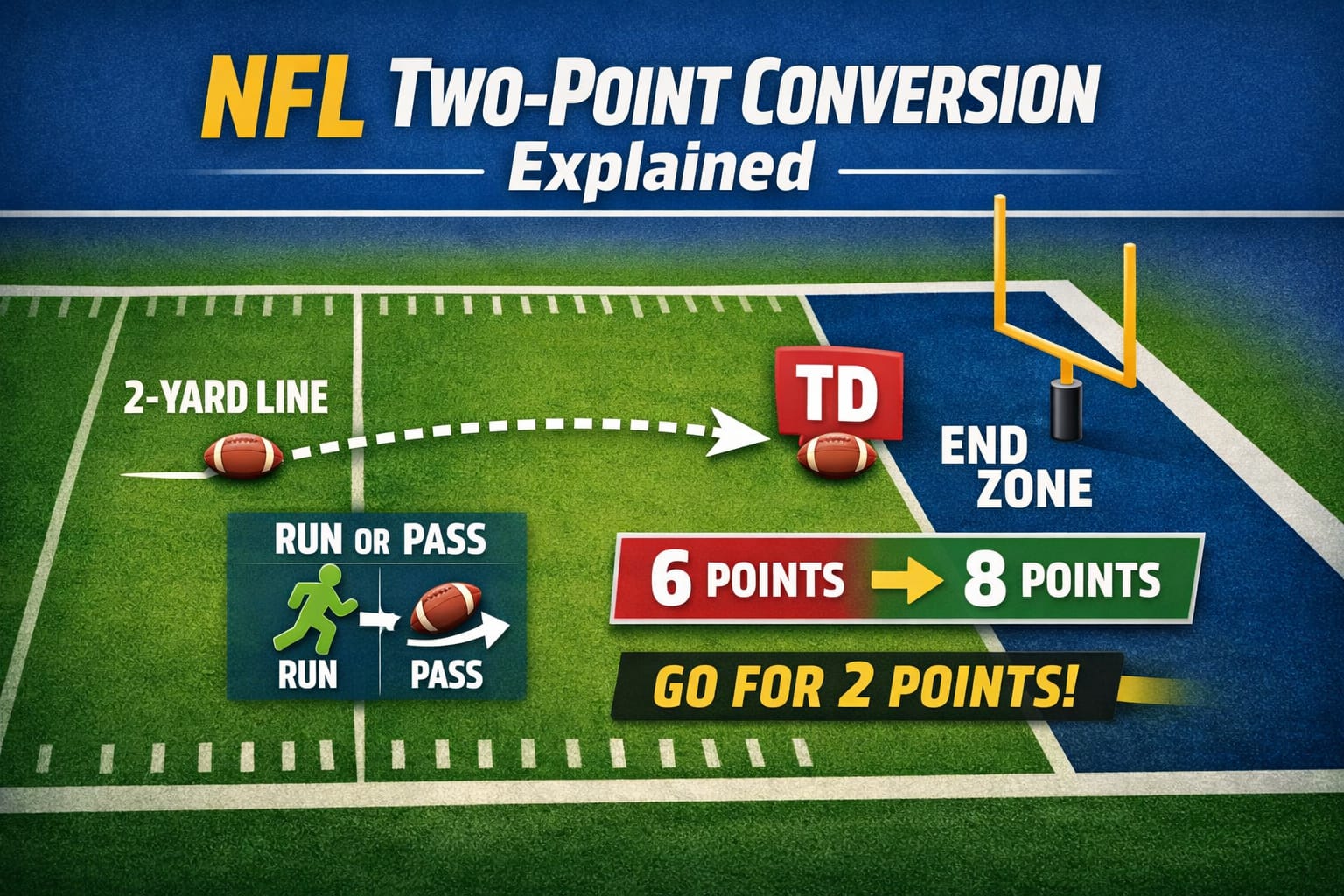 DC449D39-05D7-4148-9535-55E3683BDB4E What Is a Two-Point Conversion in the NFL?