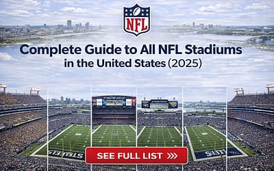 Complete Guide to All NFL Stadiums in the United States (2025)