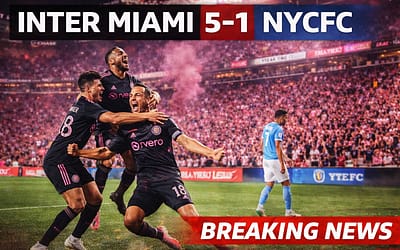 Inter Miami vs NYCFC 5-1: Full Match Breakdown with Goals, Cards & Key Stats