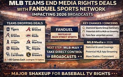 MLB TV Rights Shake-Up: 9 Teams End FanDuel Sports Network Deals What It Means for 2026