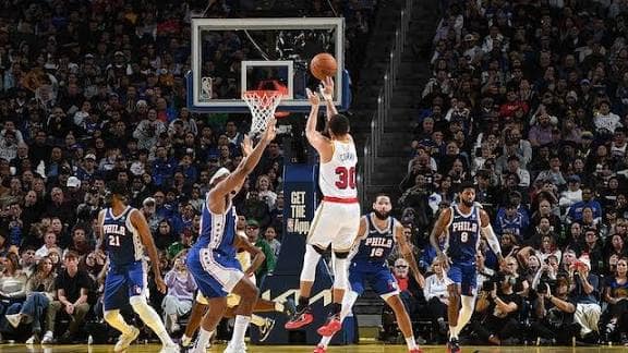 The most obvious change in modern NBA basketball is the emphasis on the three-point shot